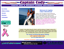 Tablet Screenshot of captaincody.com
